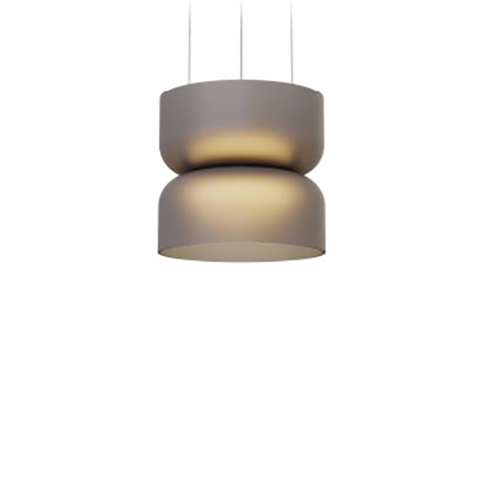 Mini suspension LED dôme en verre éclairage haut et bas