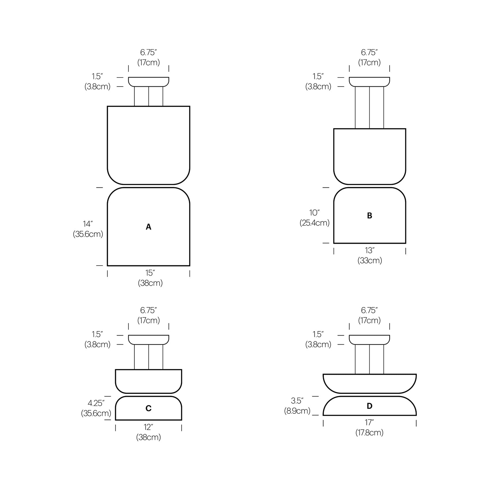 Suspension LED tambour haut/bas en verre opale soufflé