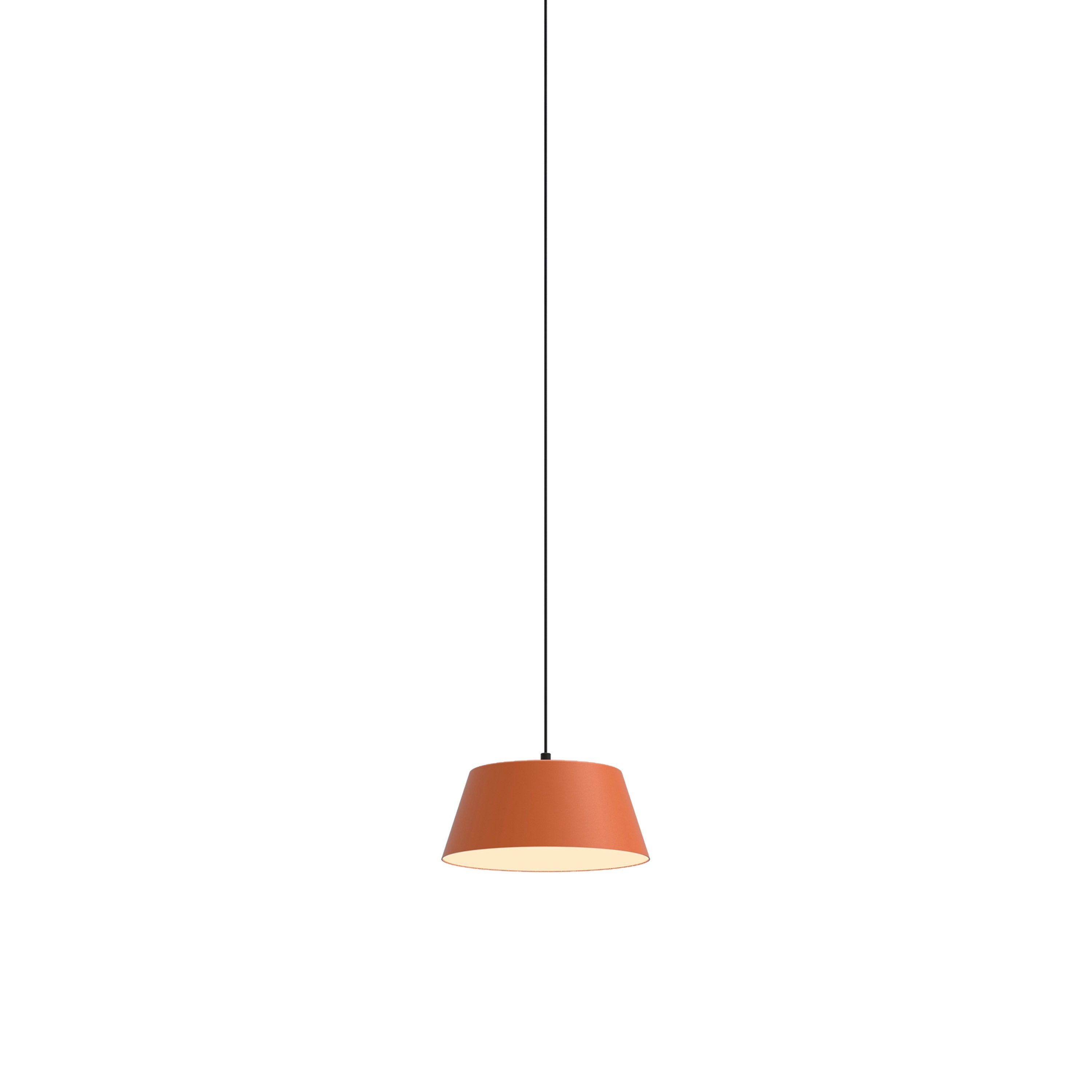Suspension LED en métal creux, tambour unique