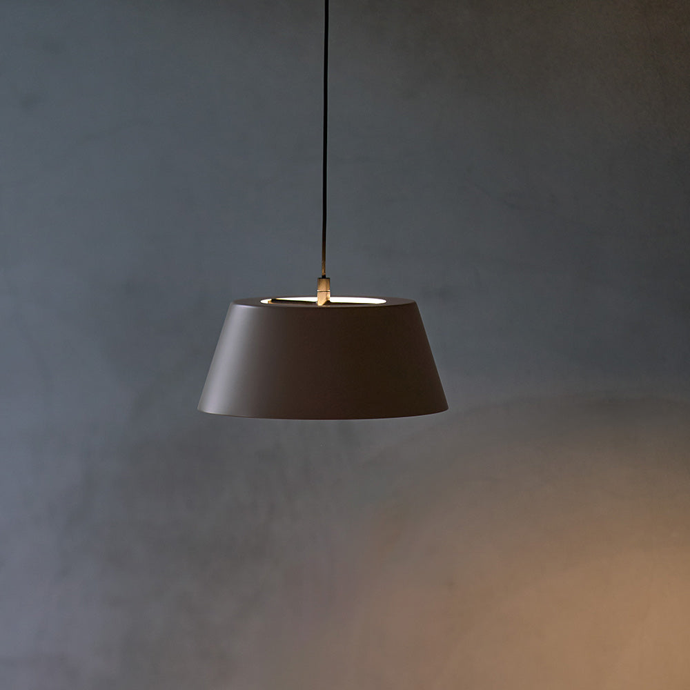 Suspension LED en métal creux, tambour unique