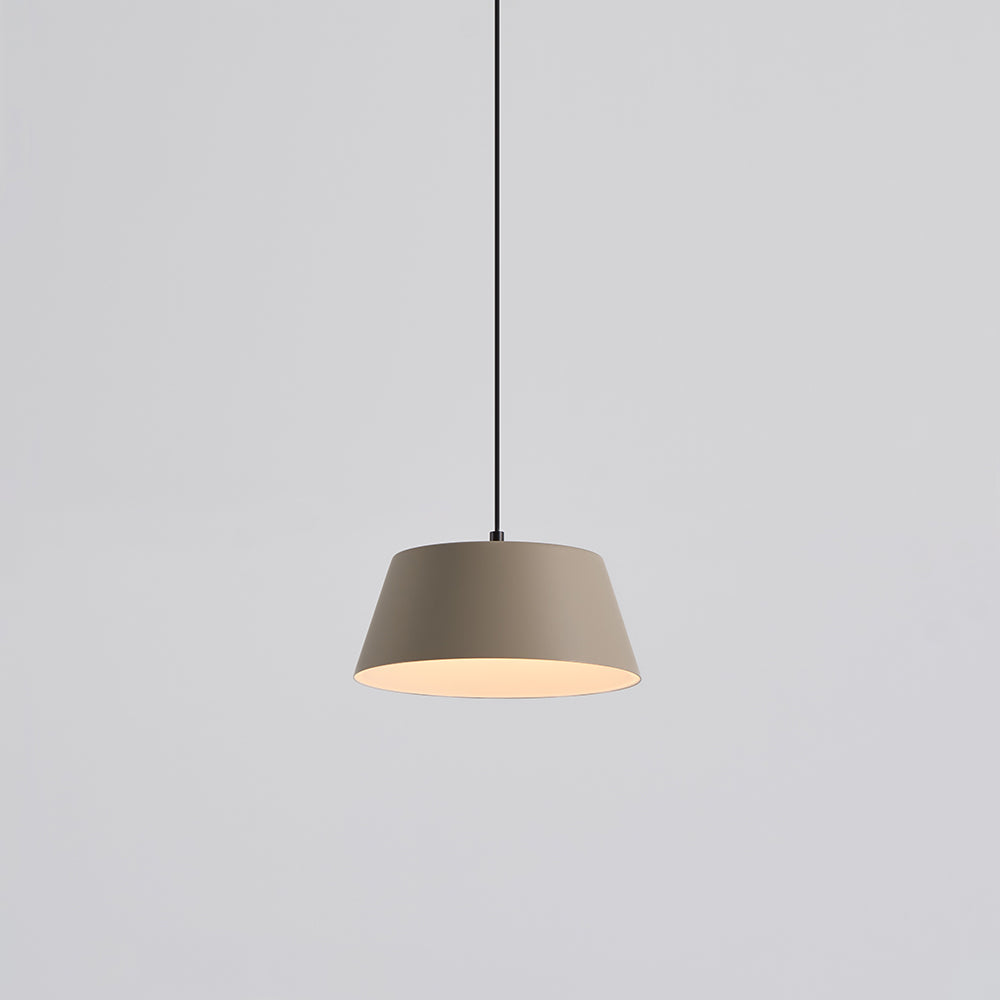 Suspension LED en métal creux, tambour unique