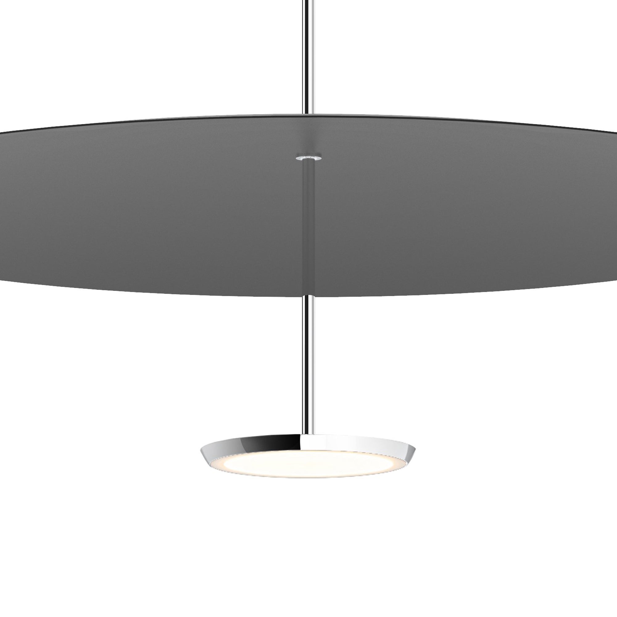 Suspension LED rétro en aluminium et tissu