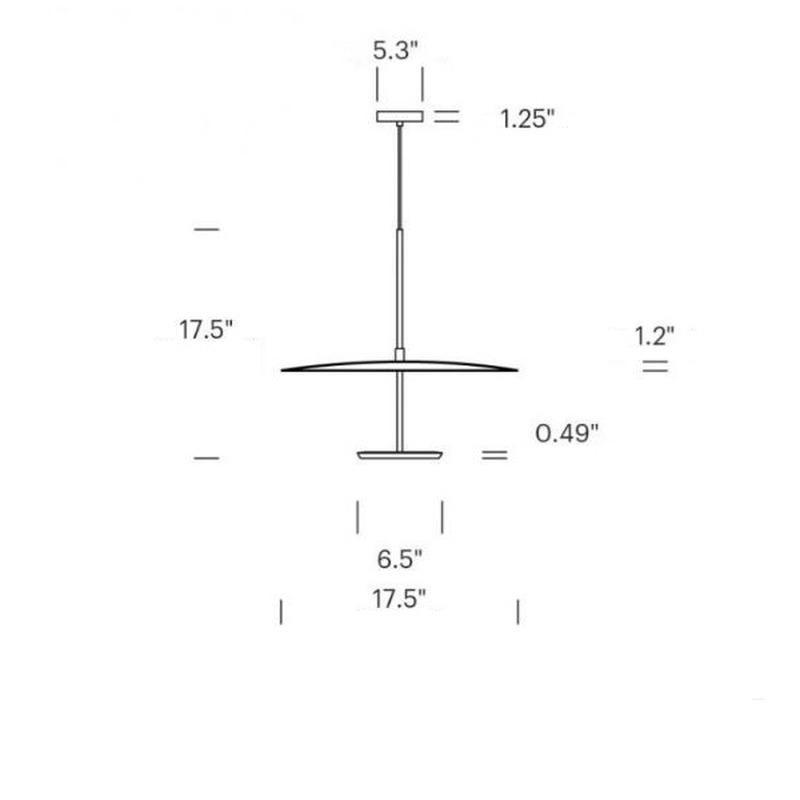 Suspension LED rétro en aluminium et tissu