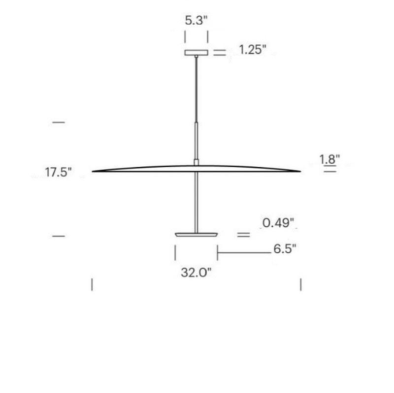 Suspension LED rétro en aluminium et tissu