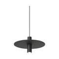 Mini suspension LED basse tension à anneau métallique en laiton