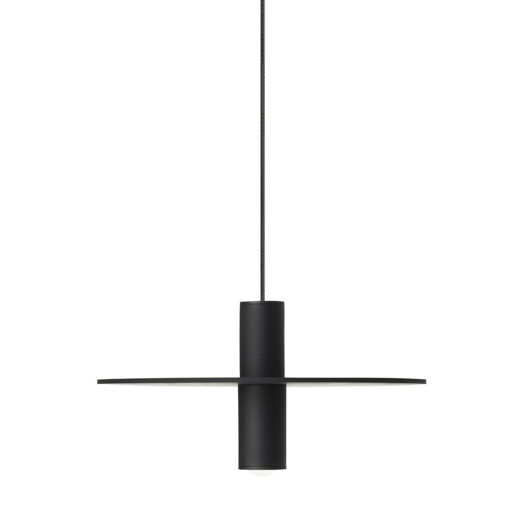 Mini suspension LED basse tension à anneau métallique en laiton