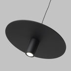 Mini suspension LED basse tension à anneau métallique en laiton