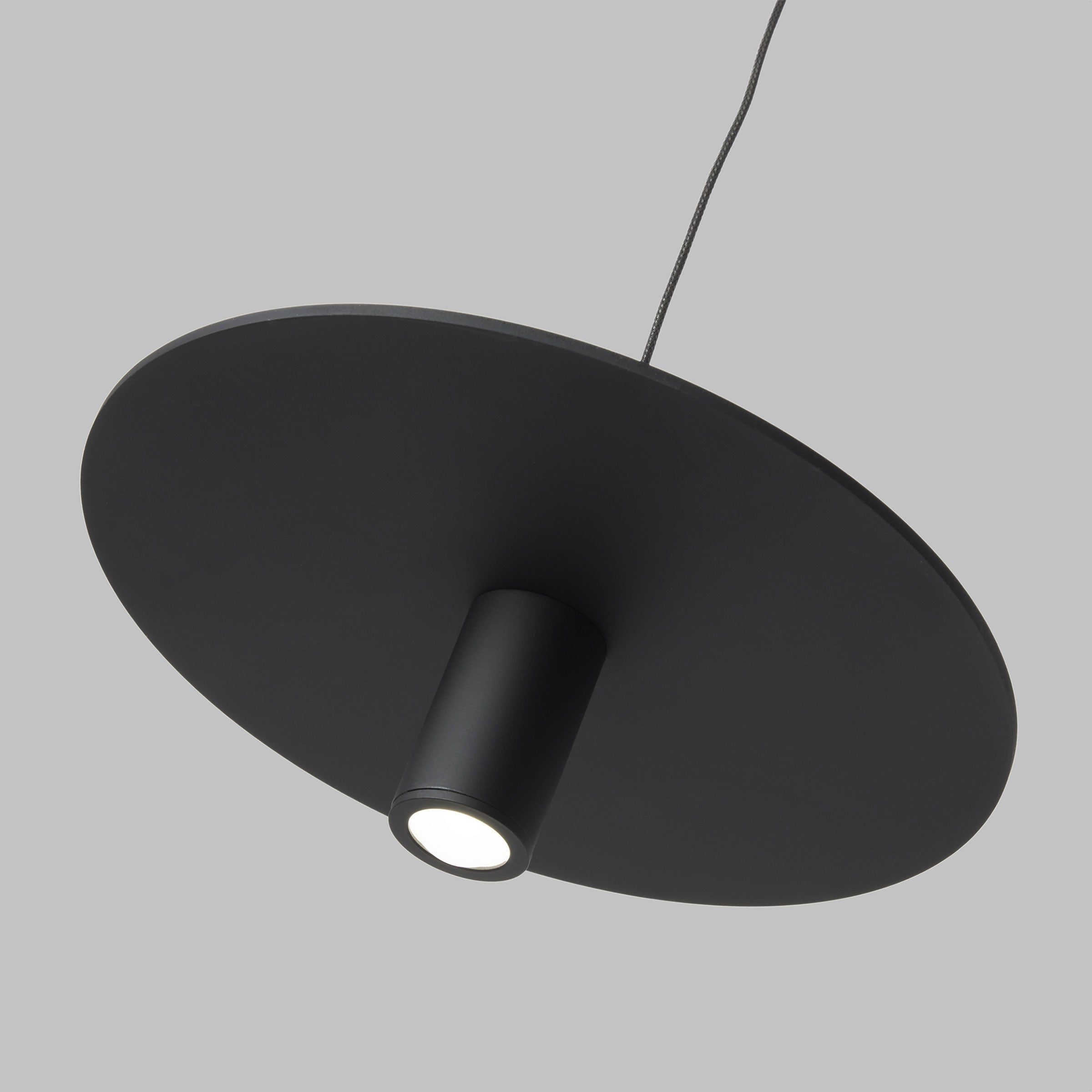 Mini suspension LED basse tension à anneau métallique en laiton