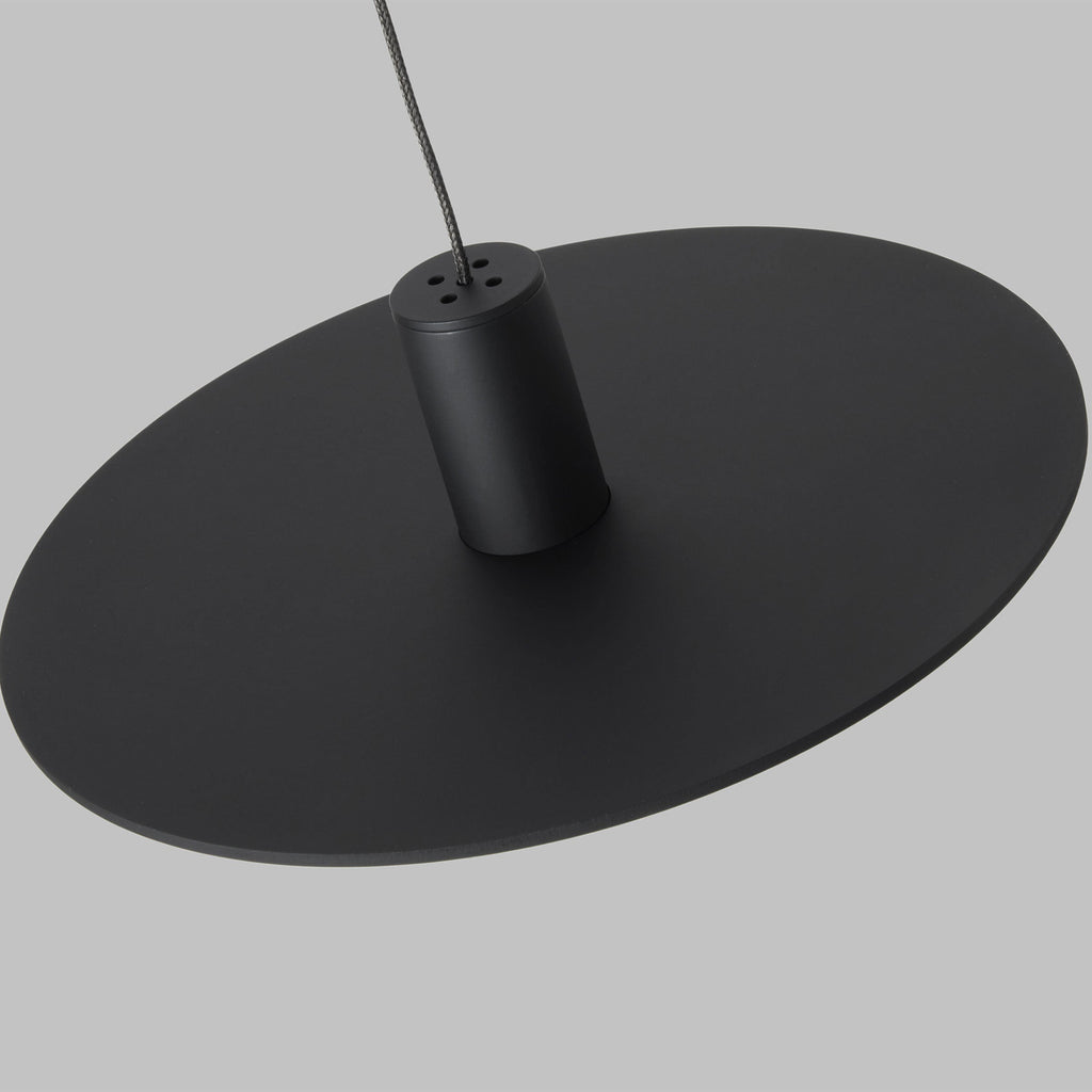 Mini suspension LED basse tension à anneau métallique en laiton