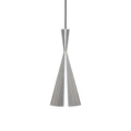 Suspension LED conique en laiton et aluminium