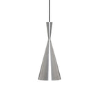 Suspension LED conique en laiton et aluminium