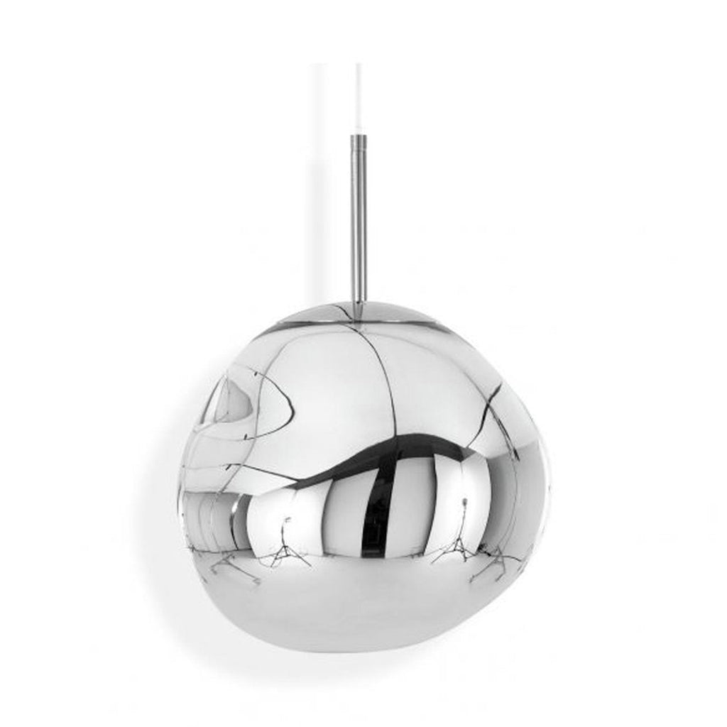 Suspension mini-LED Molten Orb en polycarbonate et verre