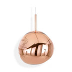 Suspension mini-LED Molten Orb en polycarbonate et verre