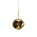 Suspension mini-LED Molten Orb en polycarbonate et verre