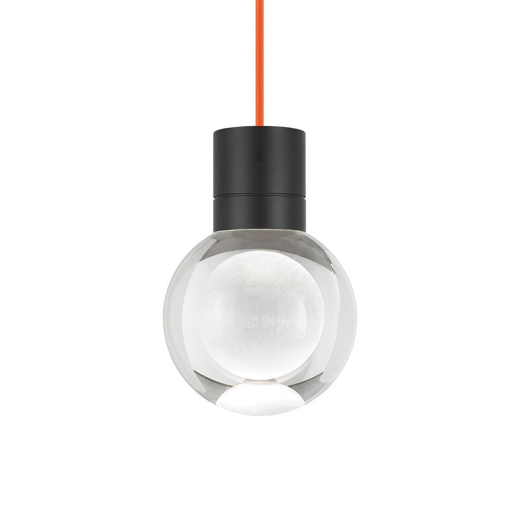 Suspension LED globe en cristal optique gravé au laser