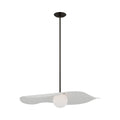 Suspension LED en sphère de verre