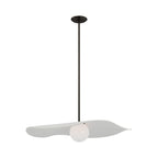 Suspension LED en sphère de verre
