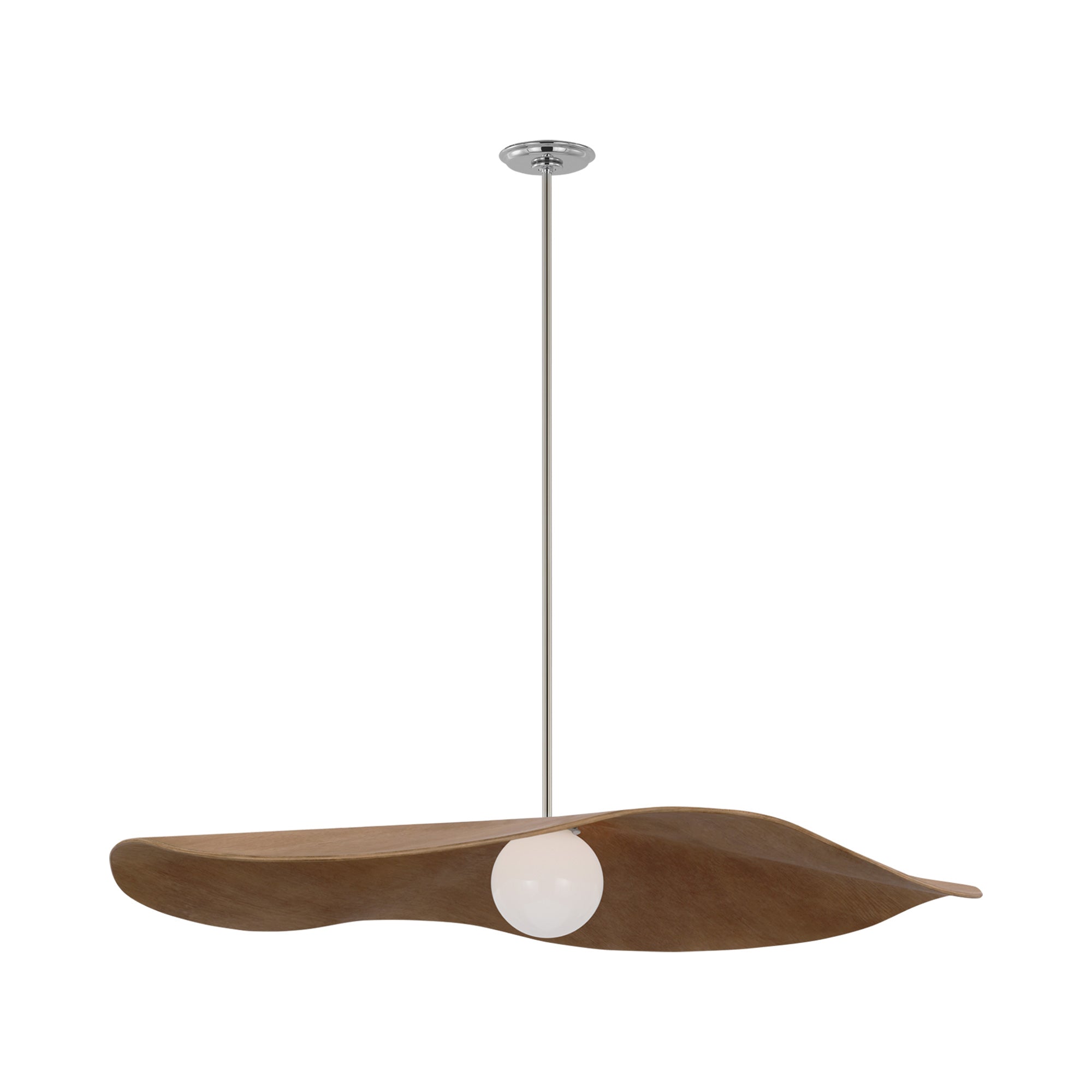 Suspension LED en sphère de verre