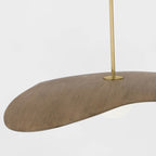 Suspension LED en sphère de verre