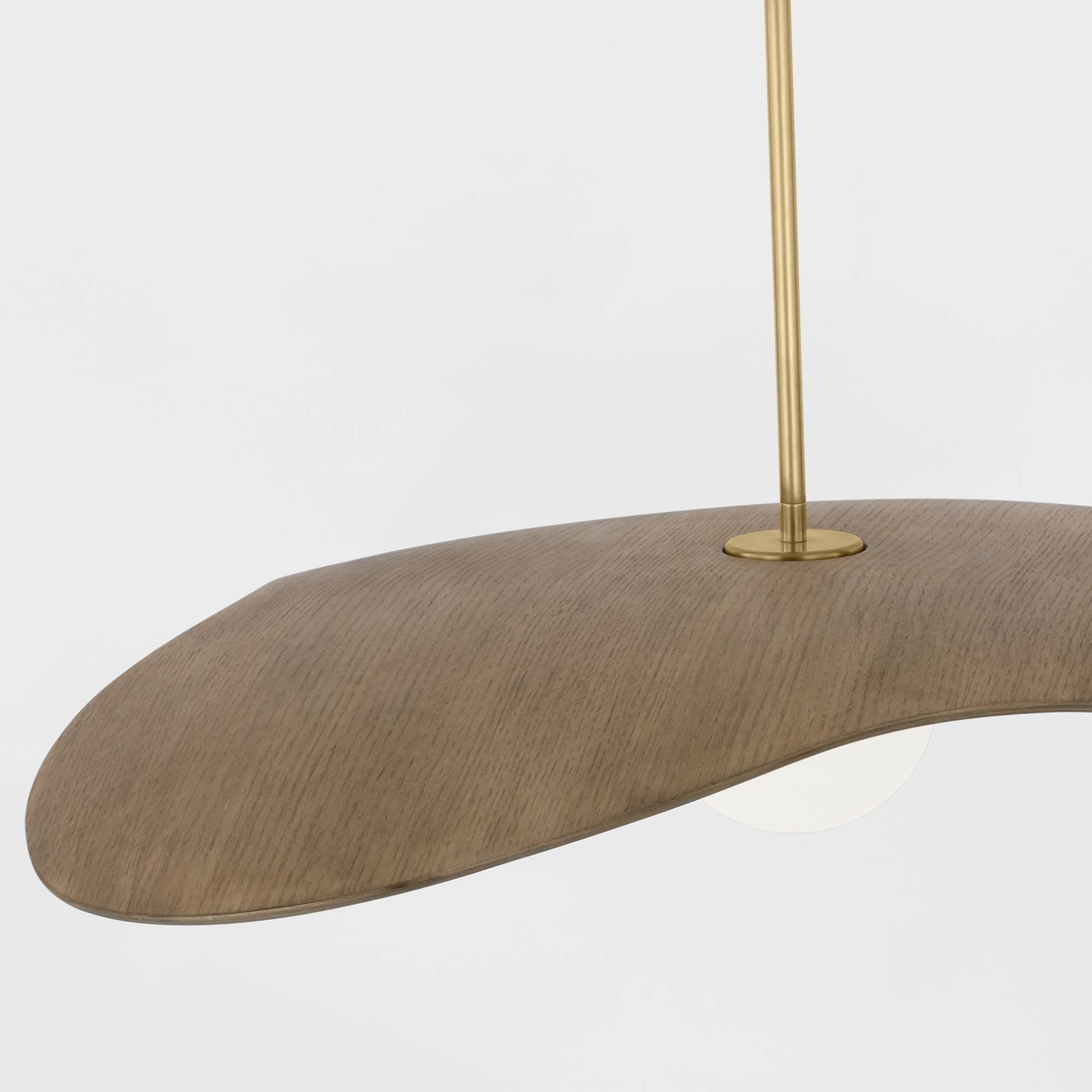 Suspension LED en sphère de verre